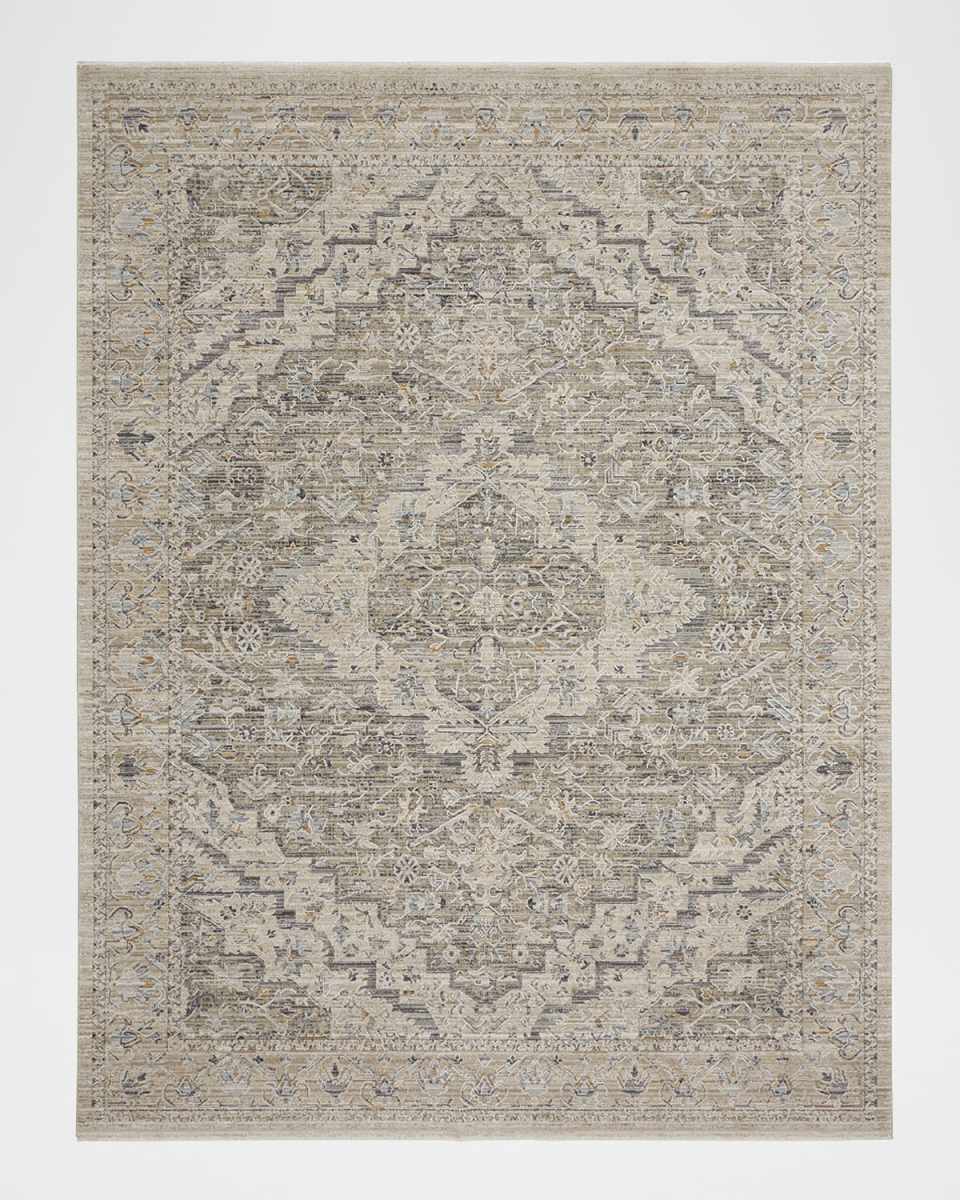 Lynx Ivory/Taupe Power-Loomed Rug, 9' x 12'